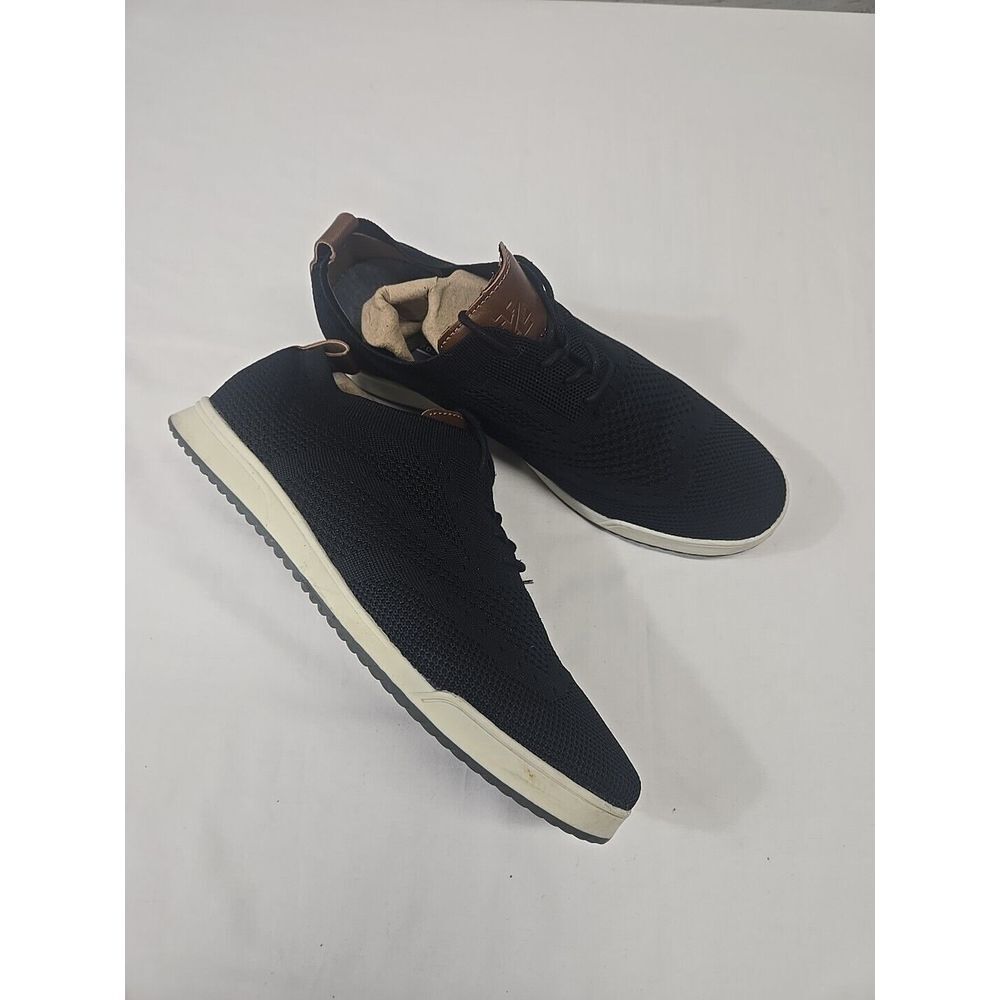 IZOD Men's Breeze Black Knit Casual Oxford Style Shoes Sneaker Memory Foam 9.5 M
